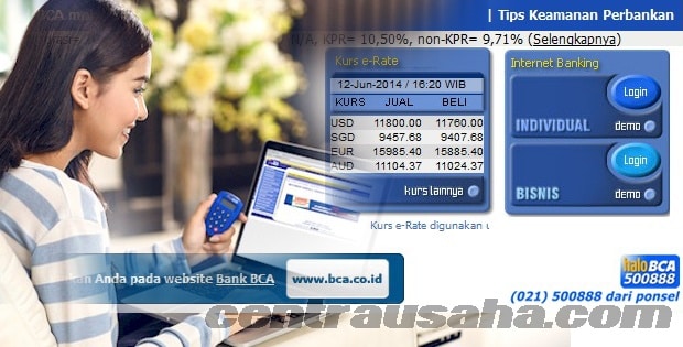 Transaksi aman internet banking klik BCA terblokir
