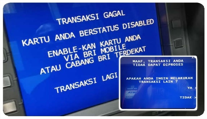 Bri Atm Card Disabled