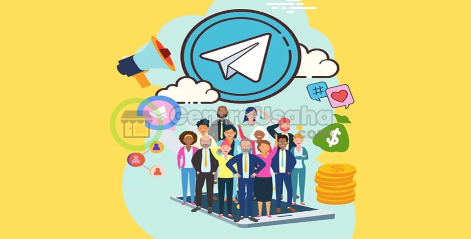 memanfaatkan fitur grup di Telegram untuk mempromosikan produk atau layanan